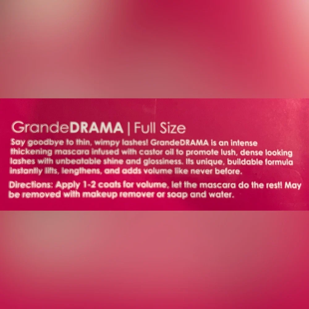 Grande Cosmetics nwt unopened